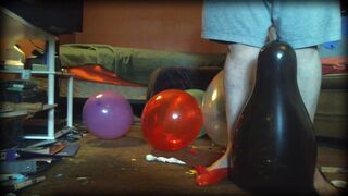 Balloonbanger 57) Step Pop Balloon Fetish - No Nudity-Retro - 9 image