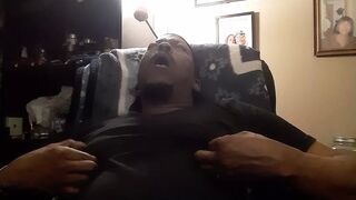 Shinzons dick and nipple play Christmas edition