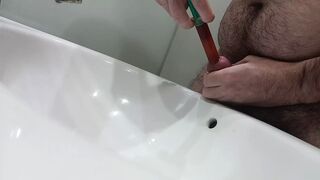 Sweet and sour ketchup and toothpaste in the urethra play - 1 image