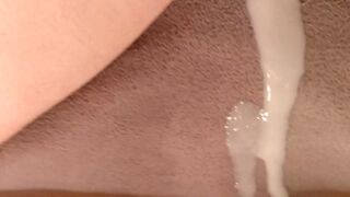 Flaccid Cock Drips Loads of Cum Through Underwear - 14 image