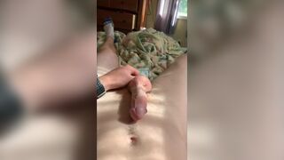 Moaning twink wants to cum no matter how long it takes