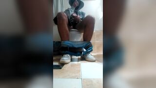 Sniffing my friends laundry HOT