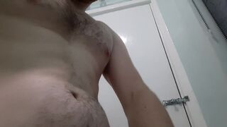 NAUGHTY KINKY straight boy / teasing naked body / strips off / strokes pink balls / ginger bush - 2 image