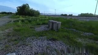 Outdoor Bareback on filmed on a GoPro