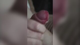 Extended masturbation of a very hard cock to a big cumshot - 5 image