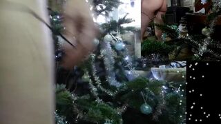 E-stim cbt plays  xmas tree and in my holes - 2 image
