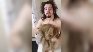 Big ol cock teen in shower with abs feat buttercuppp - 14 image
