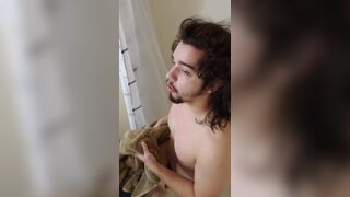 Big ol cock teen in shower with abs feat buttercuppp - 15 image