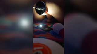 Sissy asspussy training with fucking machine