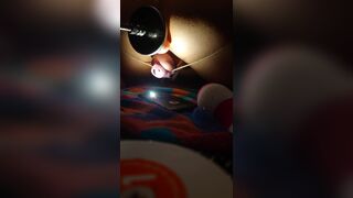 Sissy asspussy training with fucking machine