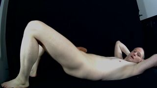 Kudoslong strips for the camera and shows his flaccid cock