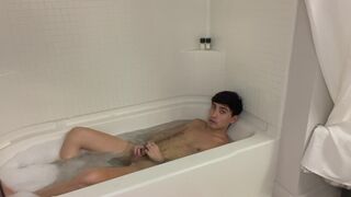 College teen step bro bath jerk off - 10 image