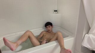 College teen step bro bath jerk off - 13 image