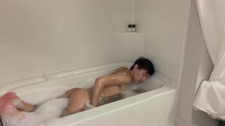 College teen step bro bath jerk off - 4 image