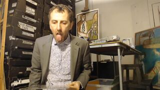 EDGEWORTH JOHNSTONE - Cum Licking and Swallowing Off Glass CAMERA 1 - 14 image