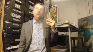 EDGEWORTH JOHNSTONE - Cum Licking and Swallowing Off Glass CAMERA 1 - 15 image