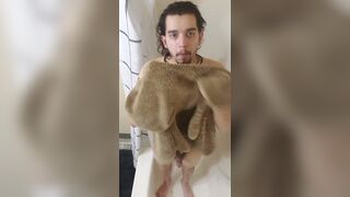 Skinny teen barely 18+ caught in shower - 13 image
