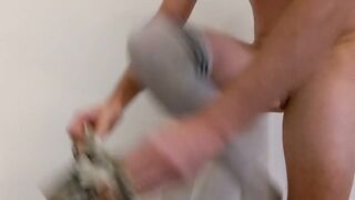 Showing off my Thong Collection.