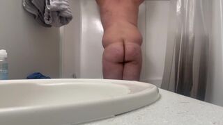 Chubby Thick Teen Takes Shower - 4 image