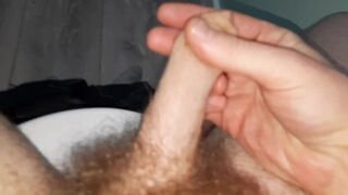 Juicy Uncut Cock Leaks Load Of Sperm / watch me jerk off - 1 image