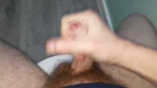 Juicy Uncut Cock Leaks Load Of Sperm / watch me jerk off