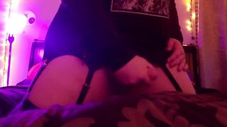 Squishy Femboy Plays With Ass and Beats Cock - 12 image