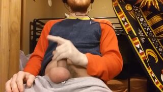 Stroking My Hairy Cock Till I Cum - 4 image