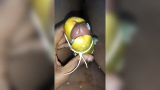 Indian teen fucks a cucumber  and cums - 12 image
