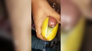 Indian teen fucks a cucumber  and cums - 3 image