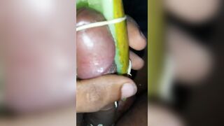 Indian teen fucks a cucumber  and cums - 6 image