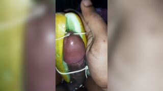 Indian teen fucks a cucumber  and cums - 7 image