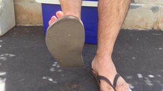 New flip flops / Sandals need to break them in so they are nice and comfortable- Manlyfoot - 2 image