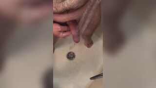 Water Jet Orgasm - Hands Free Cumshot within a few minutes of showering my cock with high pressure - 6 image