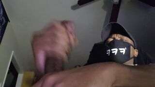 Black Twink Oils Up and Cums For You