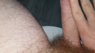 Not letting myself cum / cute jock uncut penis / slow jelqing in HD - 14 image