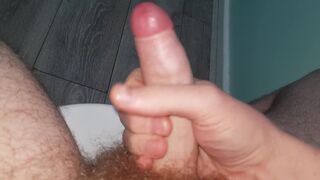 Not letting myself cum / cute jock uncut penis / slow jelqing in HD