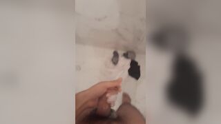 teen masturbating secretly in the bathroom almost got caught - 3 image