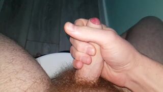 Daddy Jelqing Big Thick Cock In Slow Motion / UNCUT DICK TEASING NO CUM / orgasm prevention - 11 image