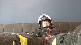 Firefighter Jerking off in Fire Gear - 11 image