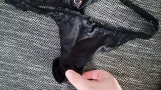 Wearing Sabrinas Thong + Cumshot - 1 image