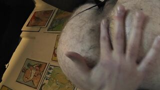 EDGEWORTH JOHNSTONE Oiled Hairy Asshole Rubbing Closeup - 14 image