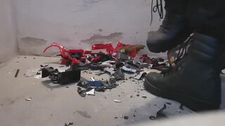 Stomping an Old Toy Truck with my Army Boots - 13 image