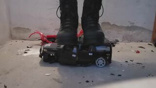 Stomping an Old Toy Truck with my Army Boots - 3 image