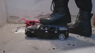 Stomping an Old Toy Truck with my Army Boots - 4 image