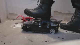Stomping an Old Toy Truck with my Army Boots - 5 image