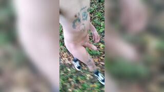 NAKED IN THE WOOD AND CUMSHOT - 14 image