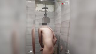 Security Guard Naked Work Shower Masturbate - 9 image