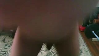 Rick Wimmer playing in his bedroom