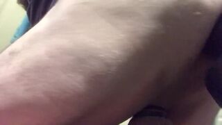 Gapping my ass with huge sex machine - 5 image
