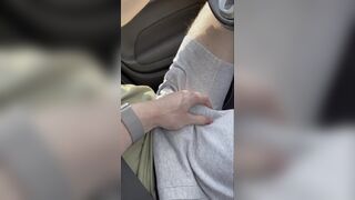 Giving my buddy a handjob on the highway while driving